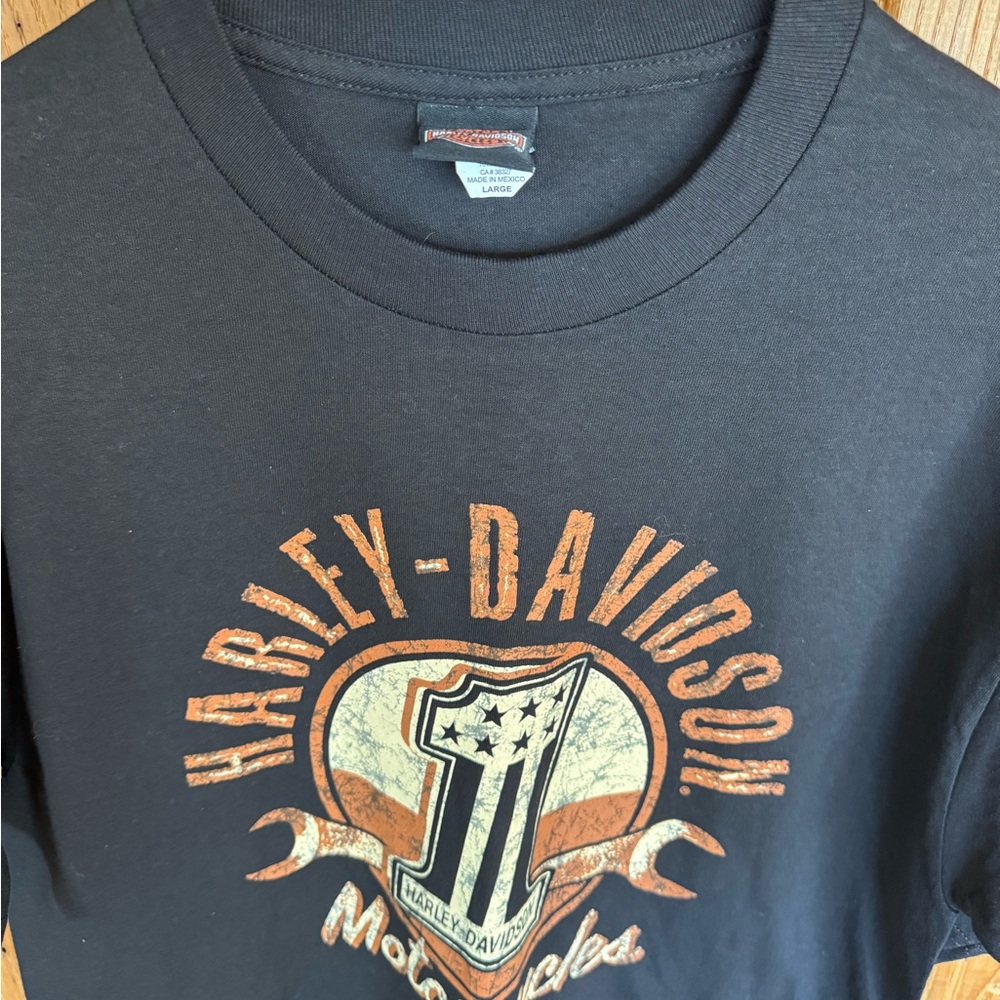 Harley-Davidson Huntington Beach Graphic T-Shirt, Men’s Large, Black - Picture 5 of 11